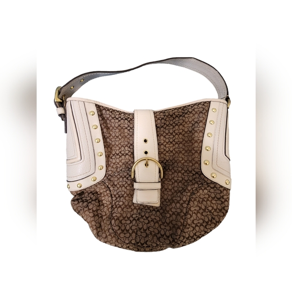 COACH Hobo Shoulder bag Color brown/beige - Picture 1 of 9